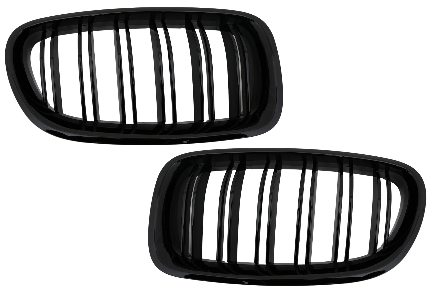 Központi rácsok Vese rácsok BMW F10 5-ös sorozathoz (2010-től felfelé) Double Stripe M Design Piano Black