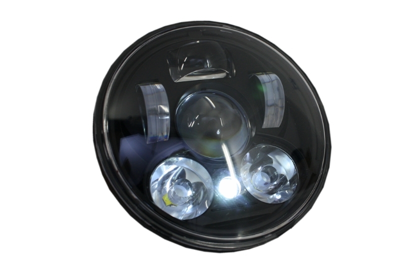 5,75 hüvelykes motorkerékpár CREE LED-es fényszóró Angel Eye Halo DRL