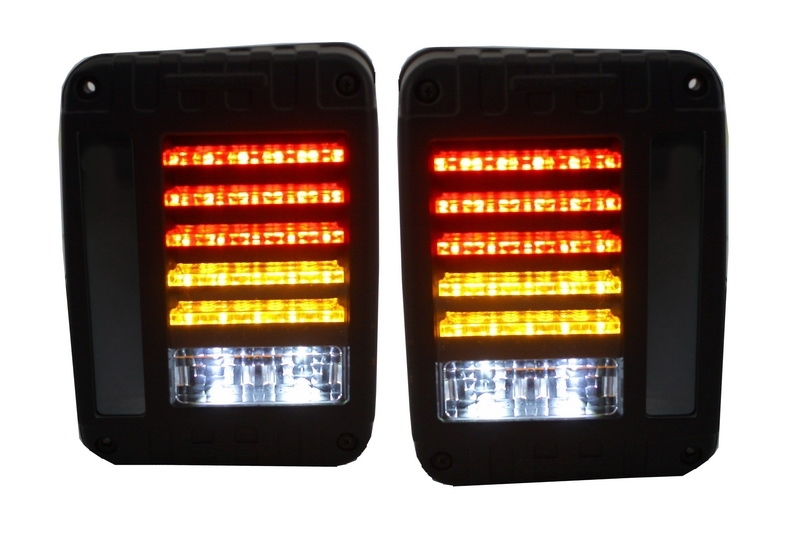 Teljes LED-es hátsó lámpák JEEP Wrangler/Rubicon JK-hoz (2007-2017)