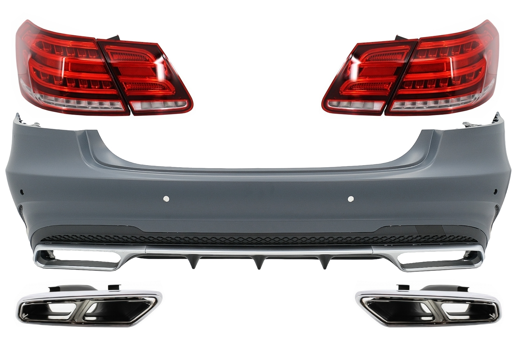 Hátsó átalakítási csomag a Mercedes E-Class W212 (2009-2012) Facelift E63 Designhoz