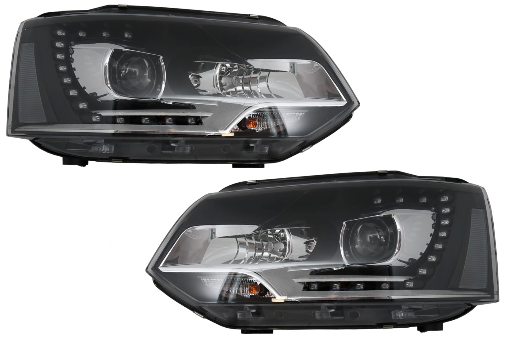 LED Dayline fényszórók VW Transporter T5 (2010-2015) Xenon Look modellhez