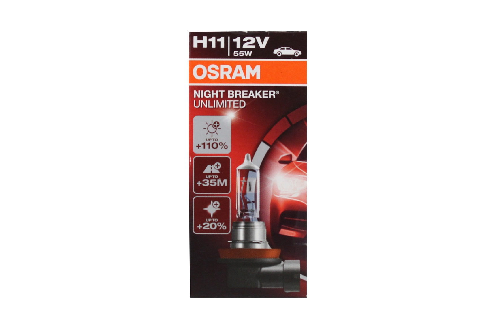 OSRAM NIGHT BREAKER UNLIMITED H11 halogén fényszóró 12V 60/55W