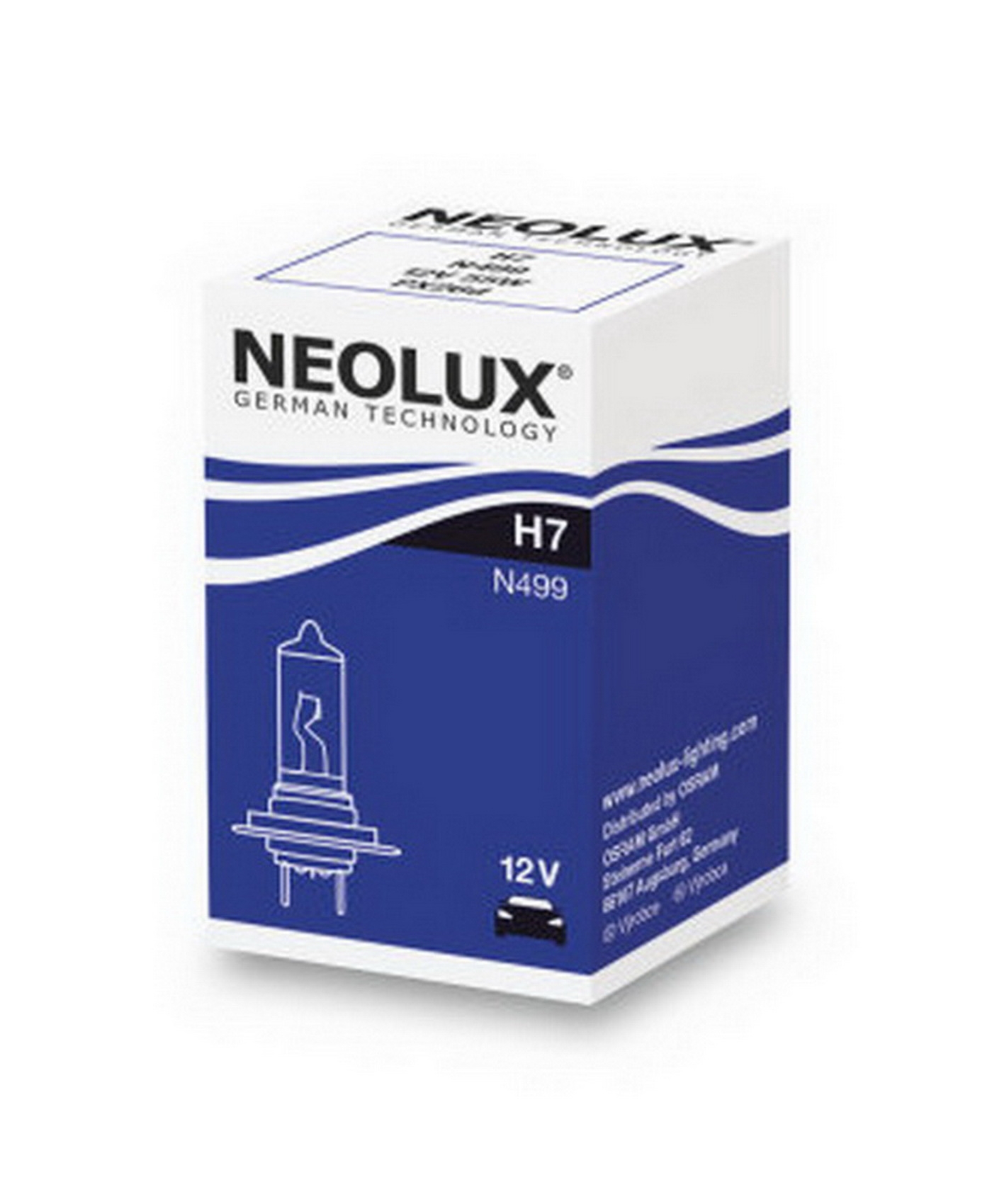 Neolux H7 halogén fényszóró N499 12V kartondoboz (1 db)