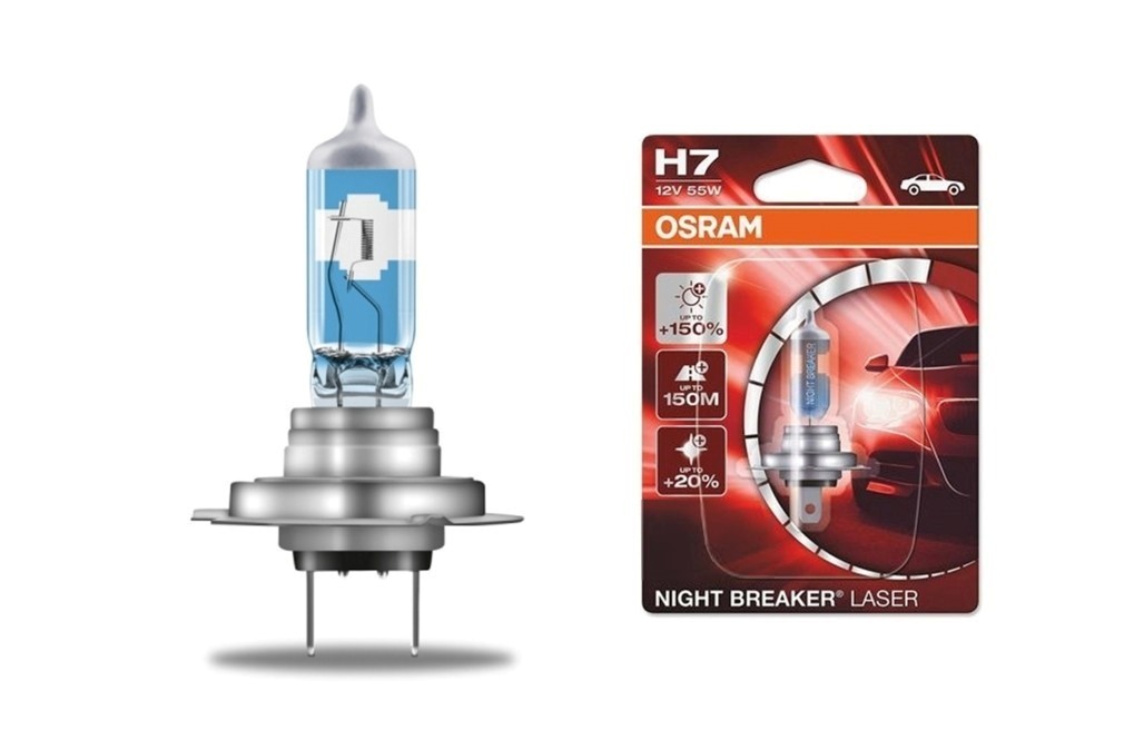 OSRAM Night Breaker Laser Next Generation H7 halogén fényszóró 64210NL-01B 12V 55W (1 db)