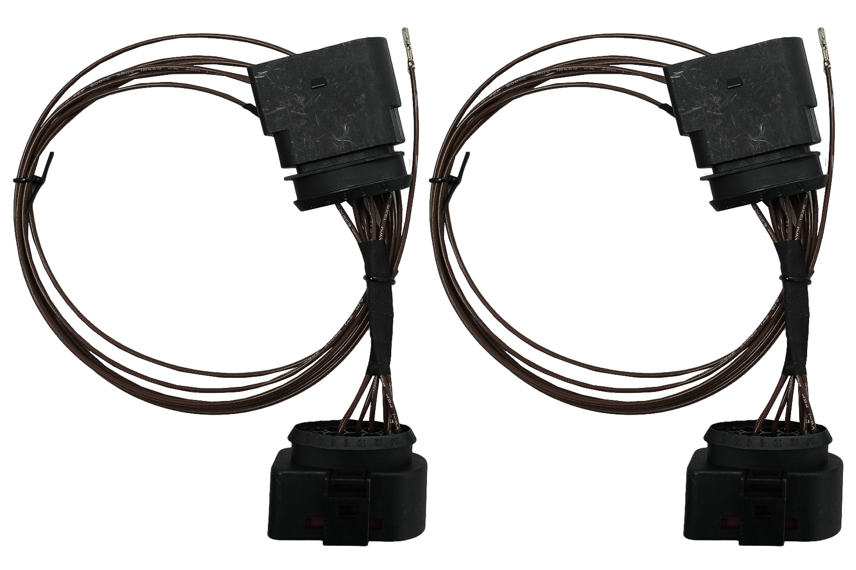 HID Xenon fényszóró-bővítő adapter kábel kábelköteg, amely a VW Golf 7 VII-hez (2013-2017) használható