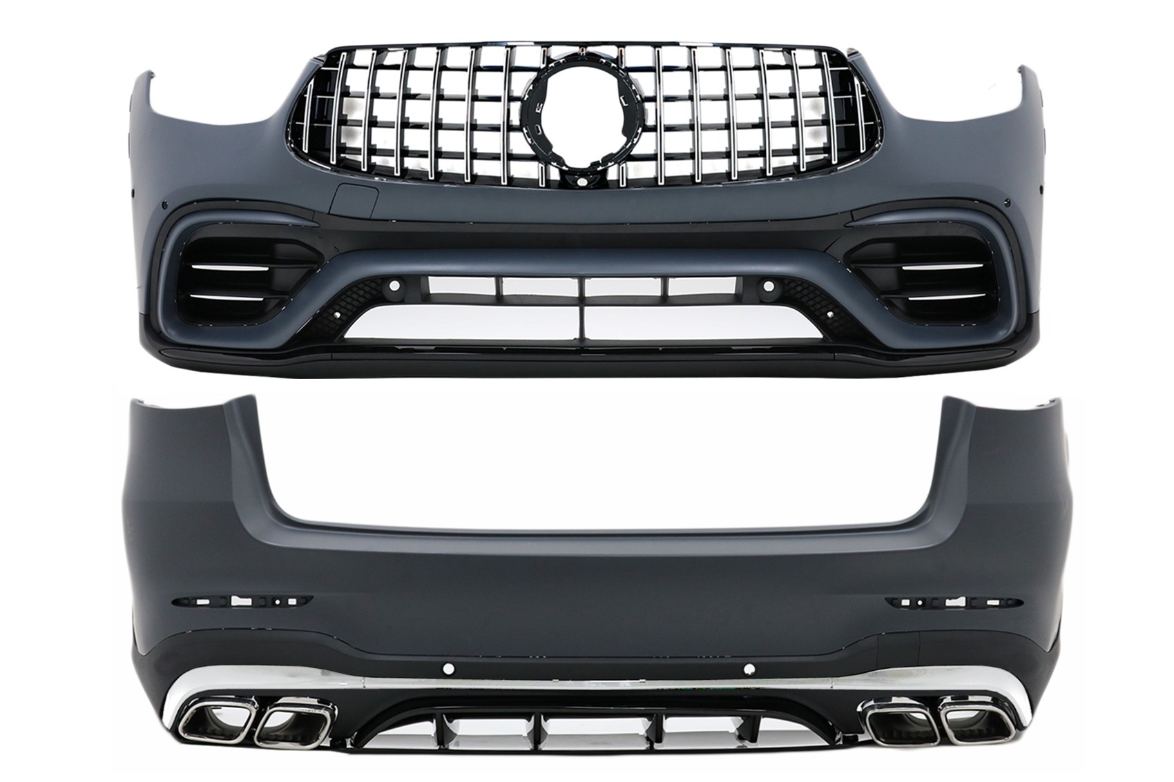 Karosszériakészlet Mercedes GLC SUV Facelift X253 (2020-Up) GLC63 Design Chrome számára