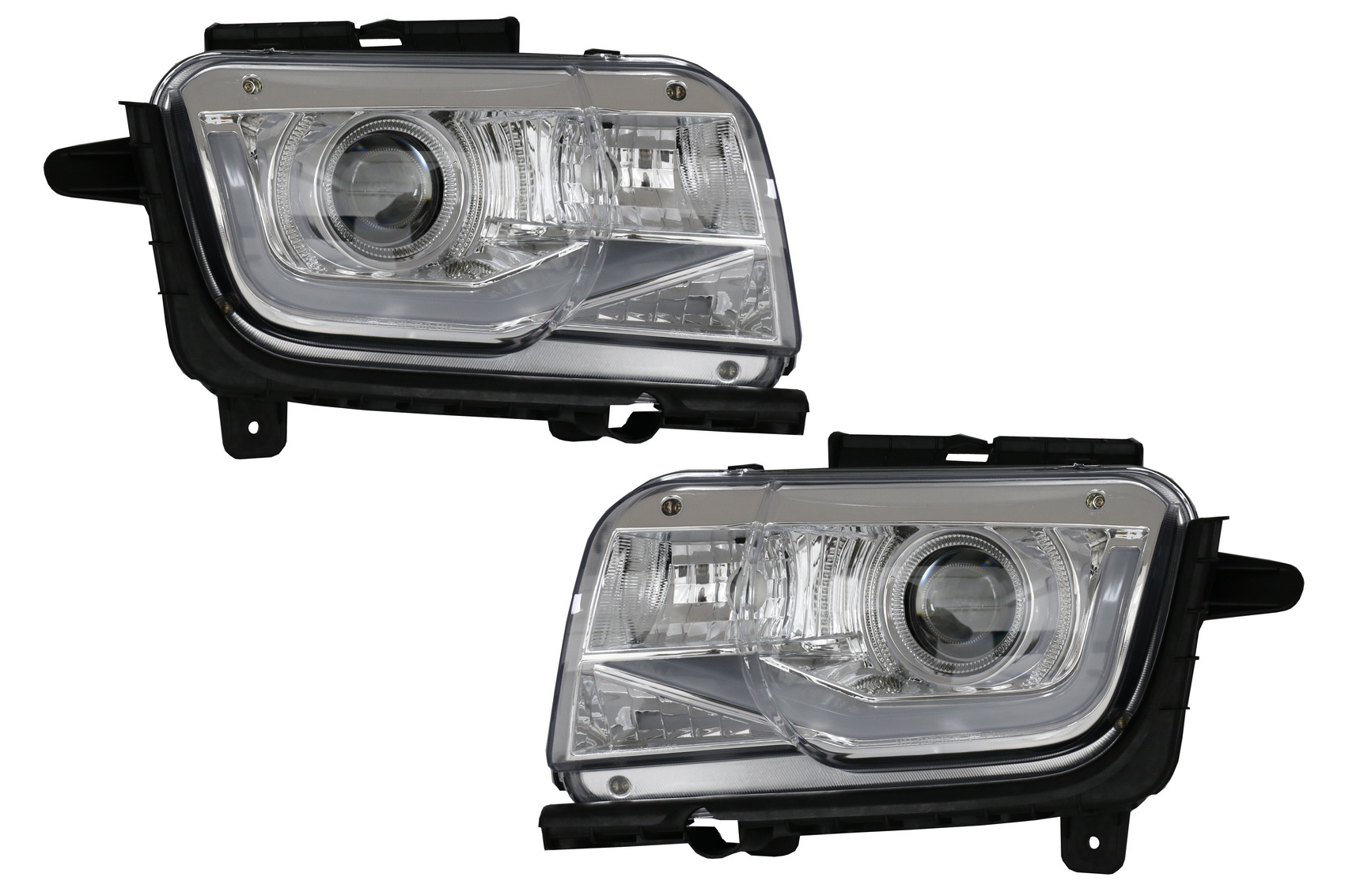 LED DRL fényszórók Chevrolet Camaro MK 5 Non-Facelift (2009-2013) krómhoz
