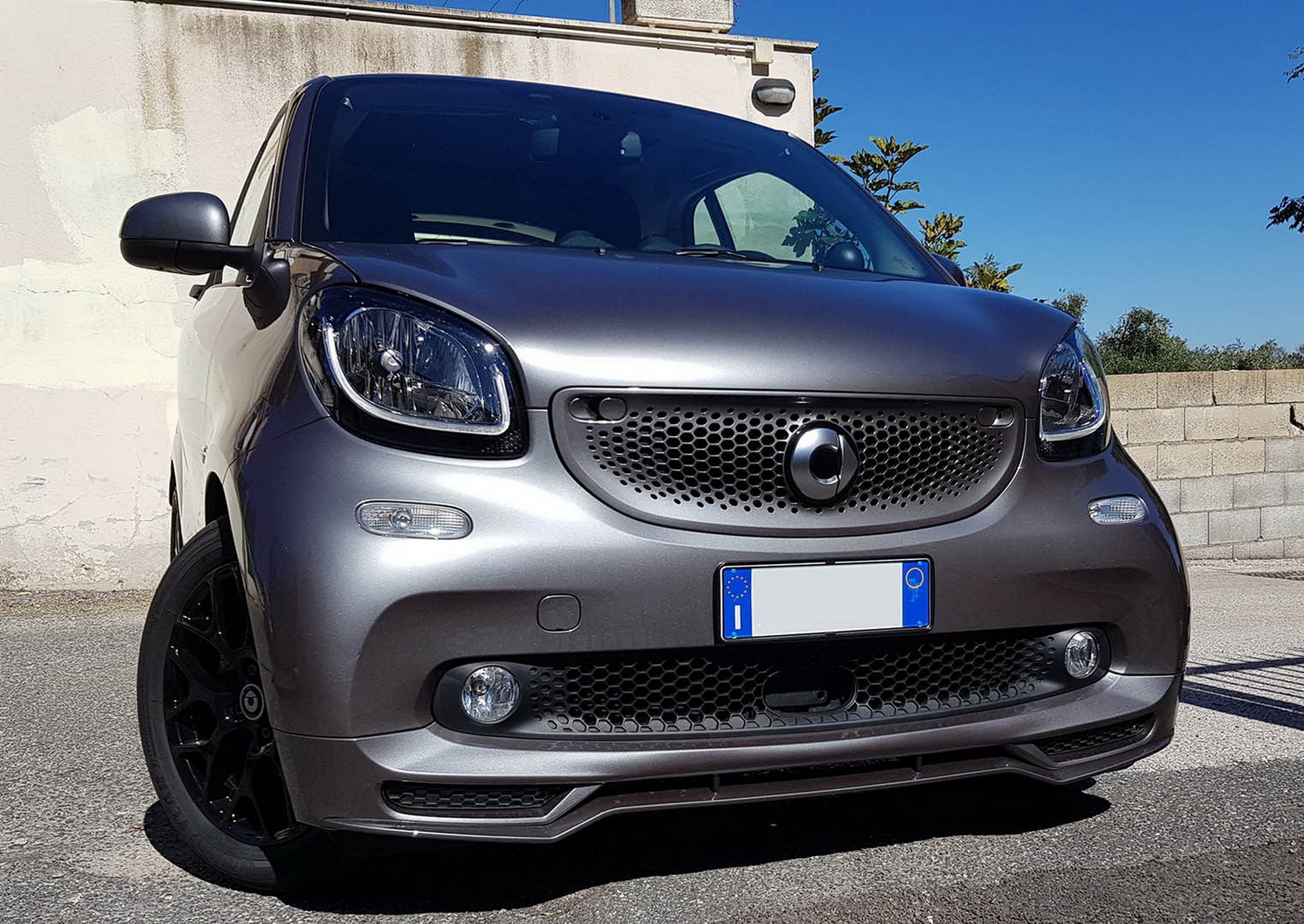 Nuevo Smart Fortwo 2007-2014 Parachoques Delantero Alerón Labio parte inferior