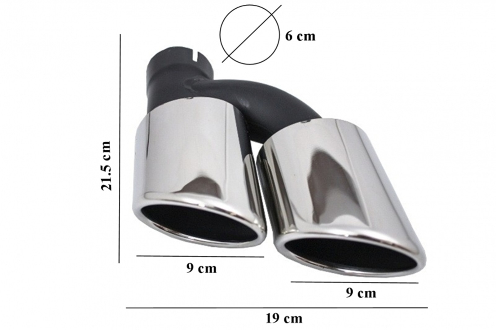Bumper Diffuser For Audi A3 8v Sportback 16 19 Muffler